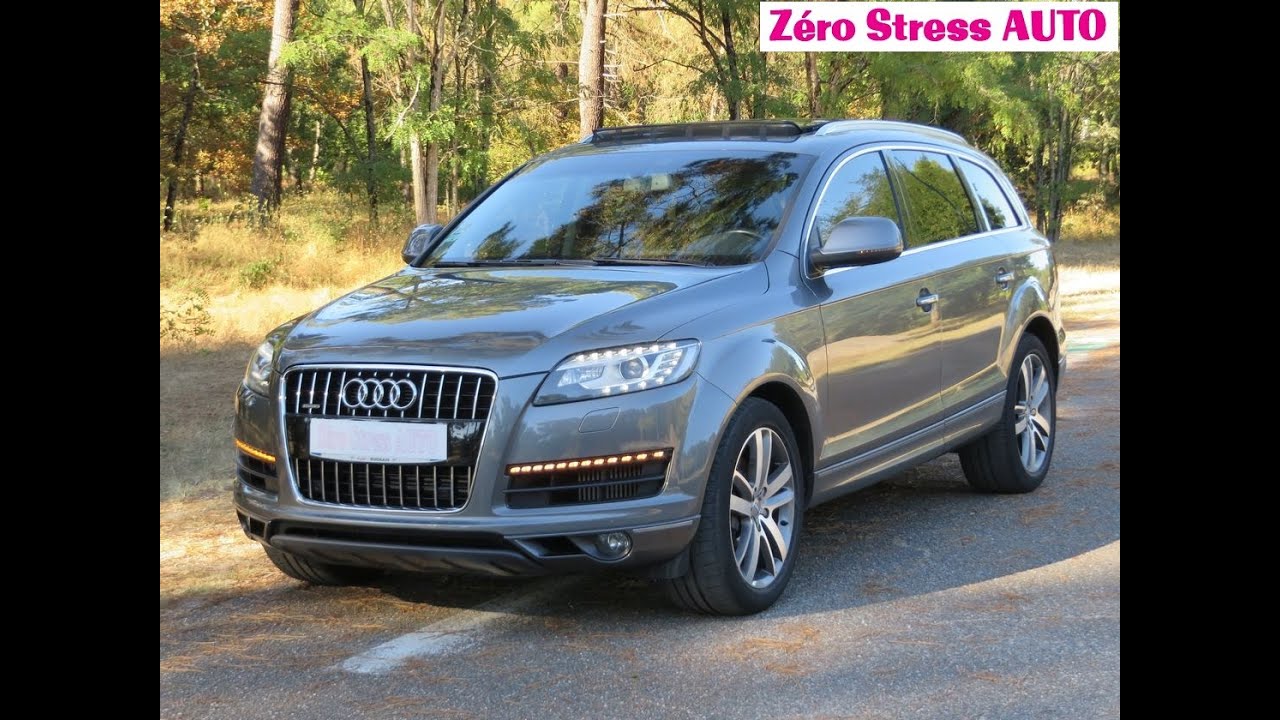 Audi Q7 3.0 V6 TDI 245 Avus 7PL 2012 Tiptronic 8 gris graphite zsa
