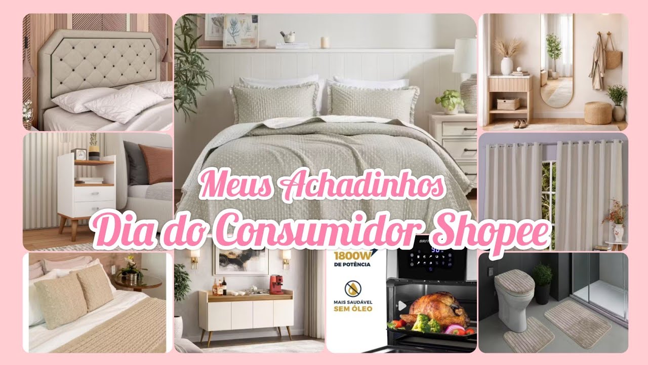 MEUS ACHADINHOS SHOPEE PROMOÇÃO 15/03 DIA DO CONSUMIDOR/DECORAÇÃO/ ENXOVAL DE CASA#achadinhos#shopee