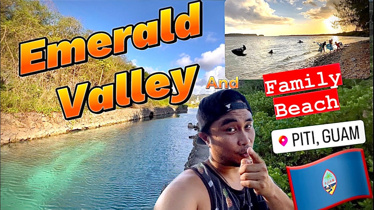 Guam's Emerald Valley and Family Beach in Piti 🇬🇺 VIRTUAL WALKING TOUR