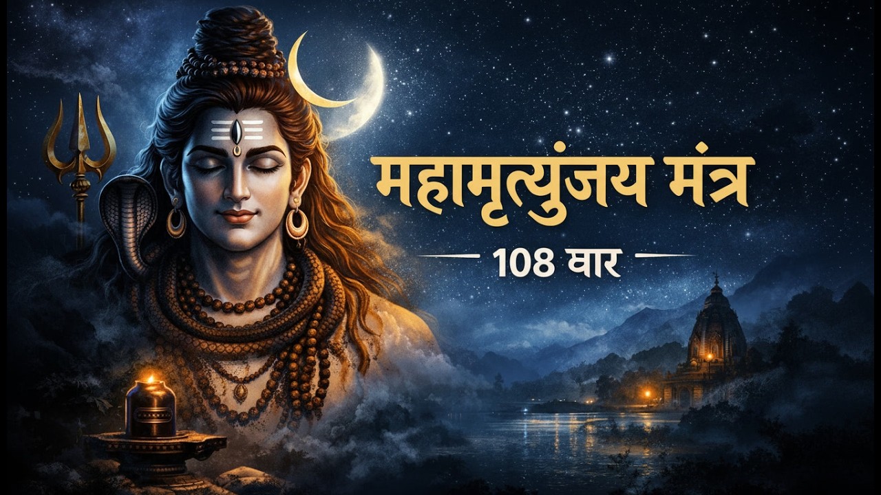 Mahamrityunjaya Mantra 108 Times | Powerful Shiv Mantra 108 बार 🙏 | रोग-नाशक और कल्याणकारी शिव जाप