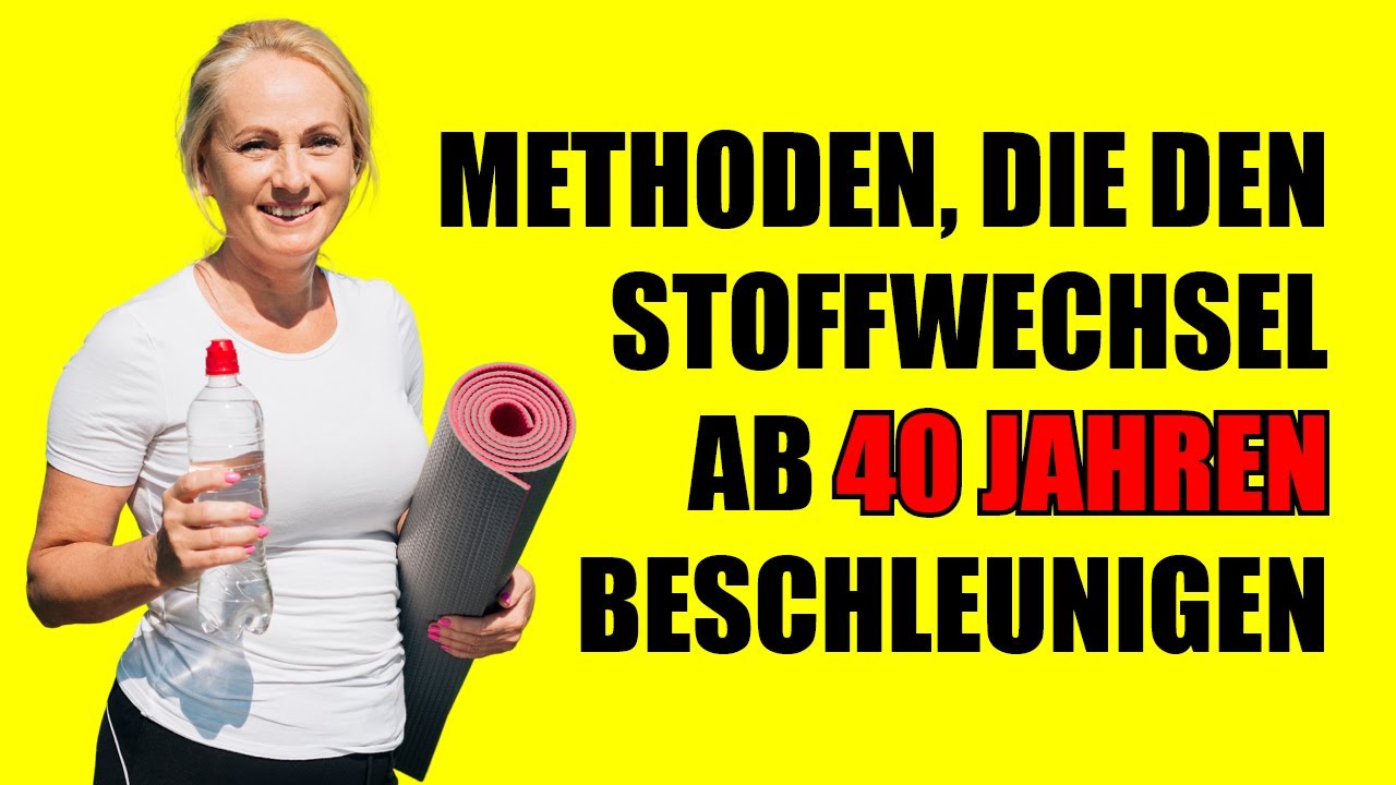 Ab 40: So beschleunigst du deinen Stoffwechsel!