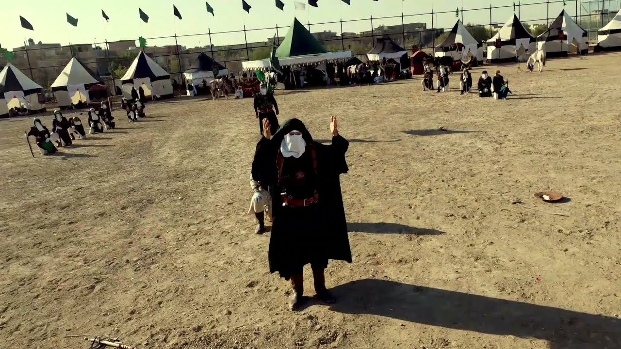 تشابيه موكب العقيلة زينب ع أهالي بغدادالمركزيه الجزء الثاني تنفيذ شركة أحزان كربلاء للإنتاج الحسيني