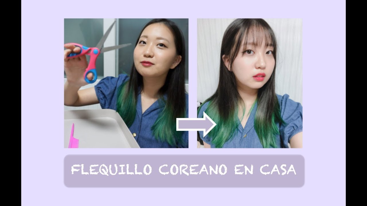 flequillo coreano 
