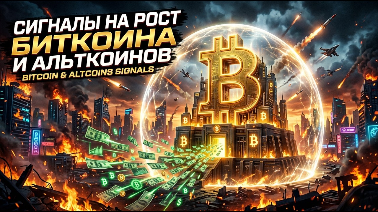 СИГНАЛЫ НА рост БИТКОИНА И АЛЬТКОИНОВ: Матрикспорт!! Стойкость перед лицом войны