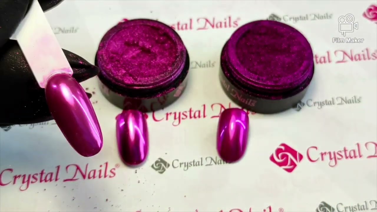 TUTORIAL nuove polveri chromirror Crystal Nails by Valeria Vacovà