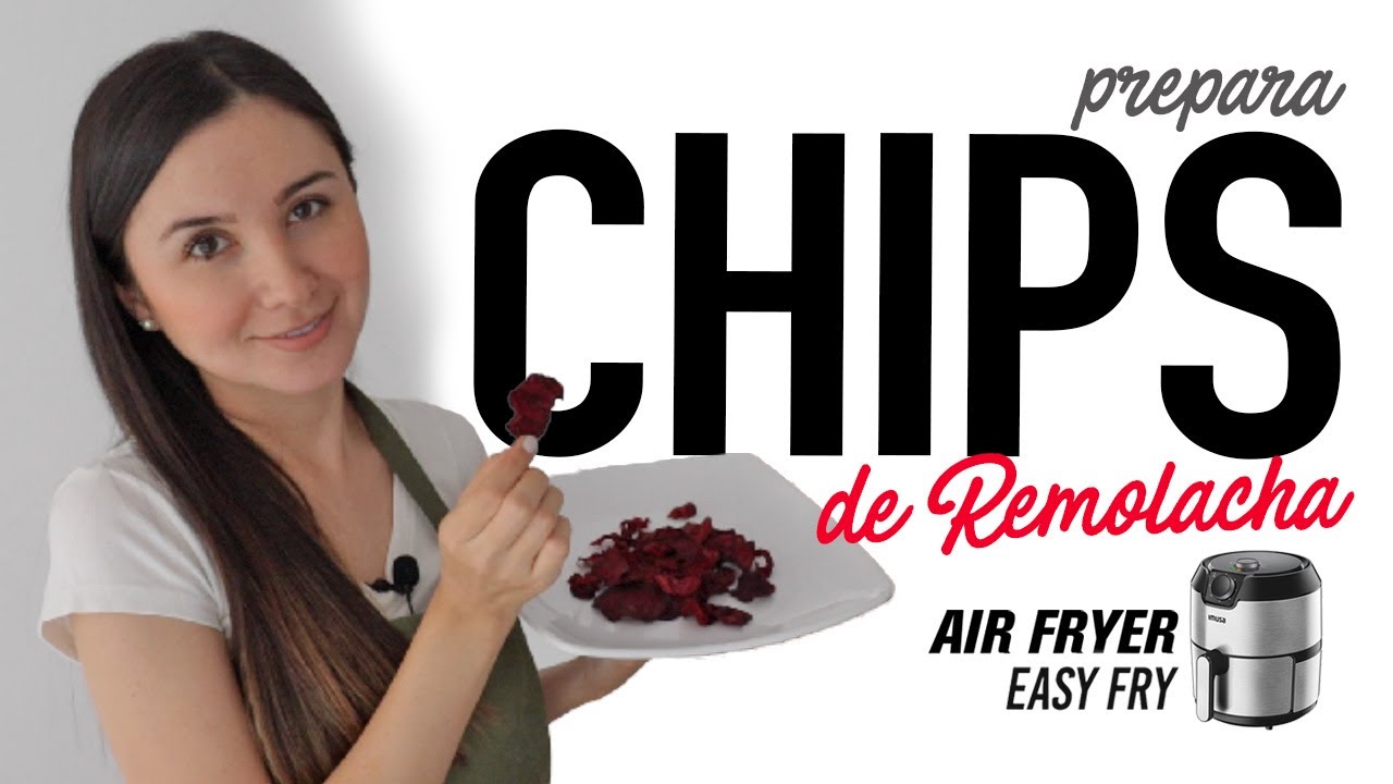 Cómo hacer CHIPS DE REMOLACHA o BETABEL Realmente CROCANTES en la #AirFryer | Do it! Laura