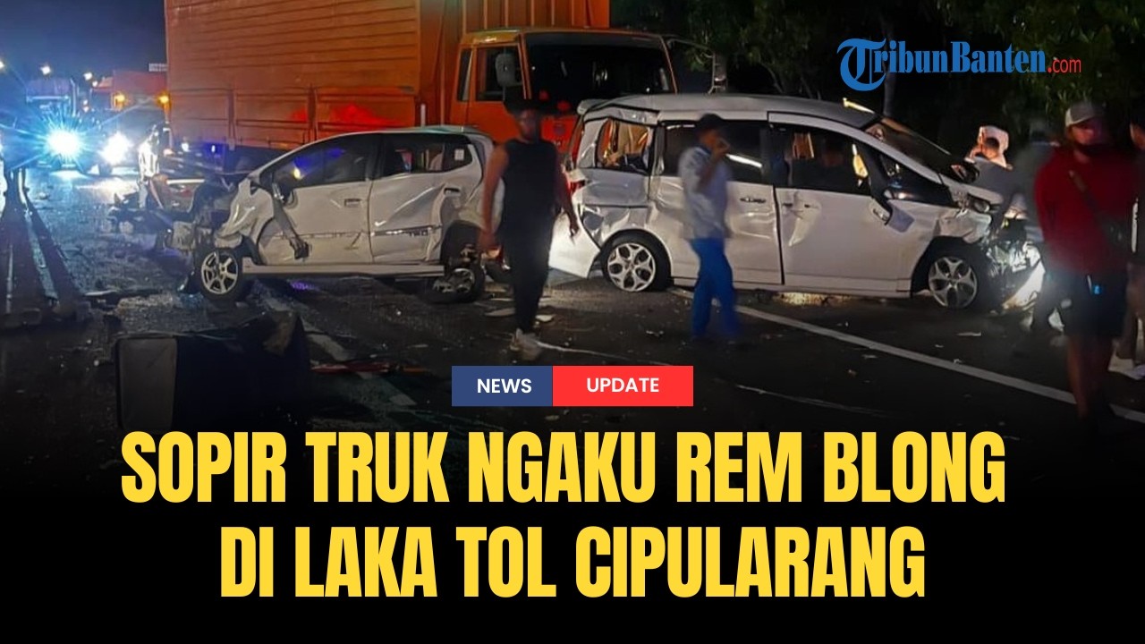 🔴 Sopir Truk Ungkap Penyebab Laka Beruntun 9 Kendaraan di Tol Cipularang, Rem Diduga Blong
