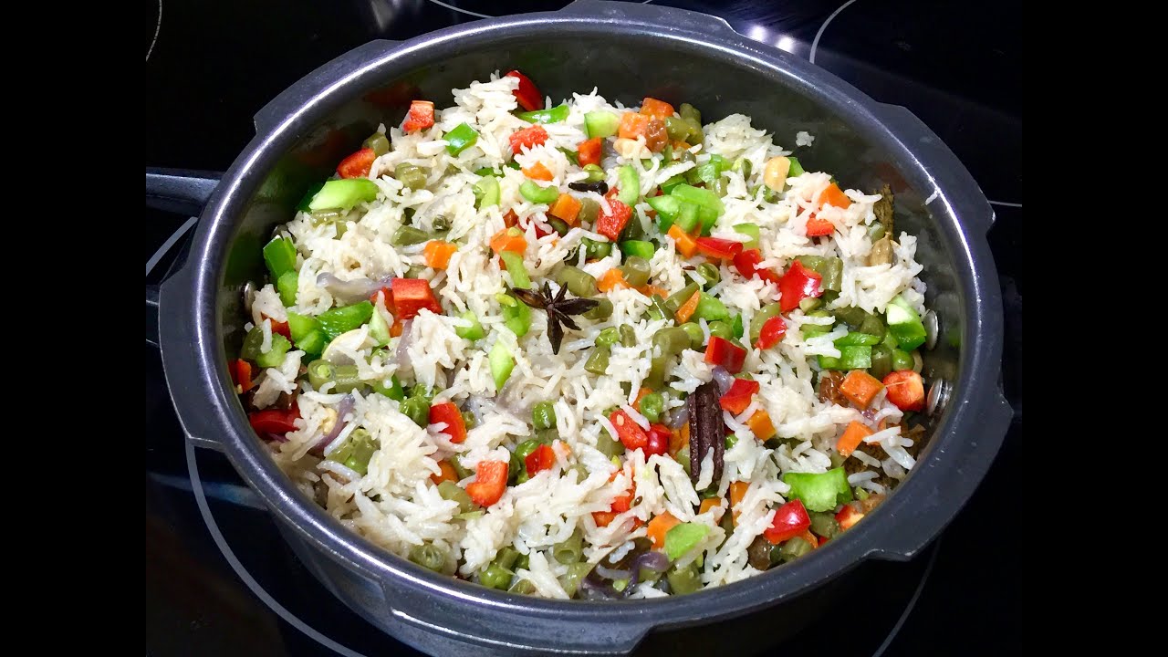 Pressure Cooker Vegetable Pulao Video Recipe | Veg. Rice Recipe
