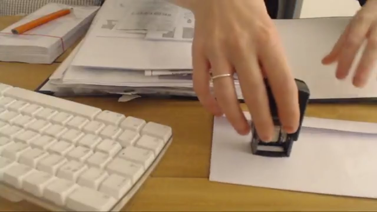 ASMR Sorting & Paying Bills Typing Stamping Envelope Paper Intoxicating Sounds Sleep Help Relaxation