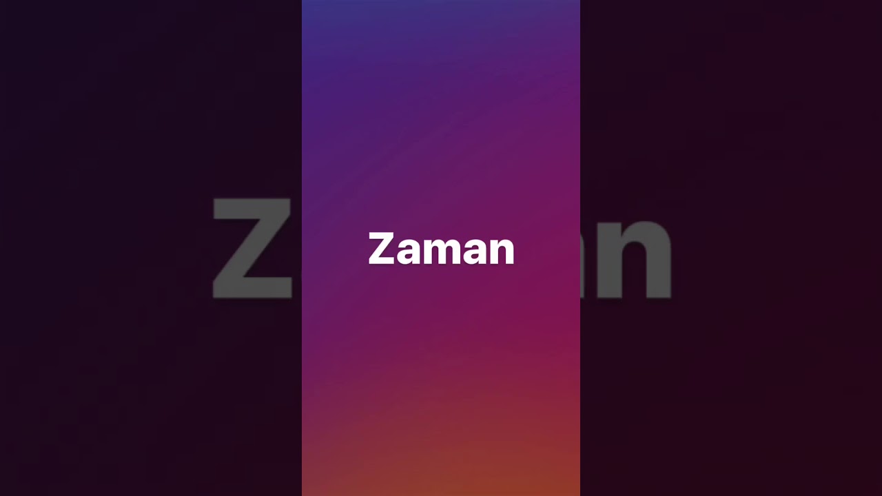 Zaman - Mudi, Enes (Hörprobe)