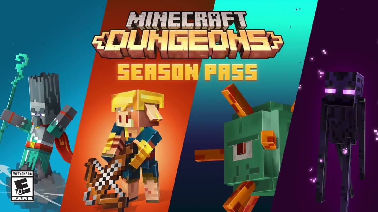 Minecraft Dungeons Season Pass  Howling Peaks & Flames of the Nether DLC Mashup, top10