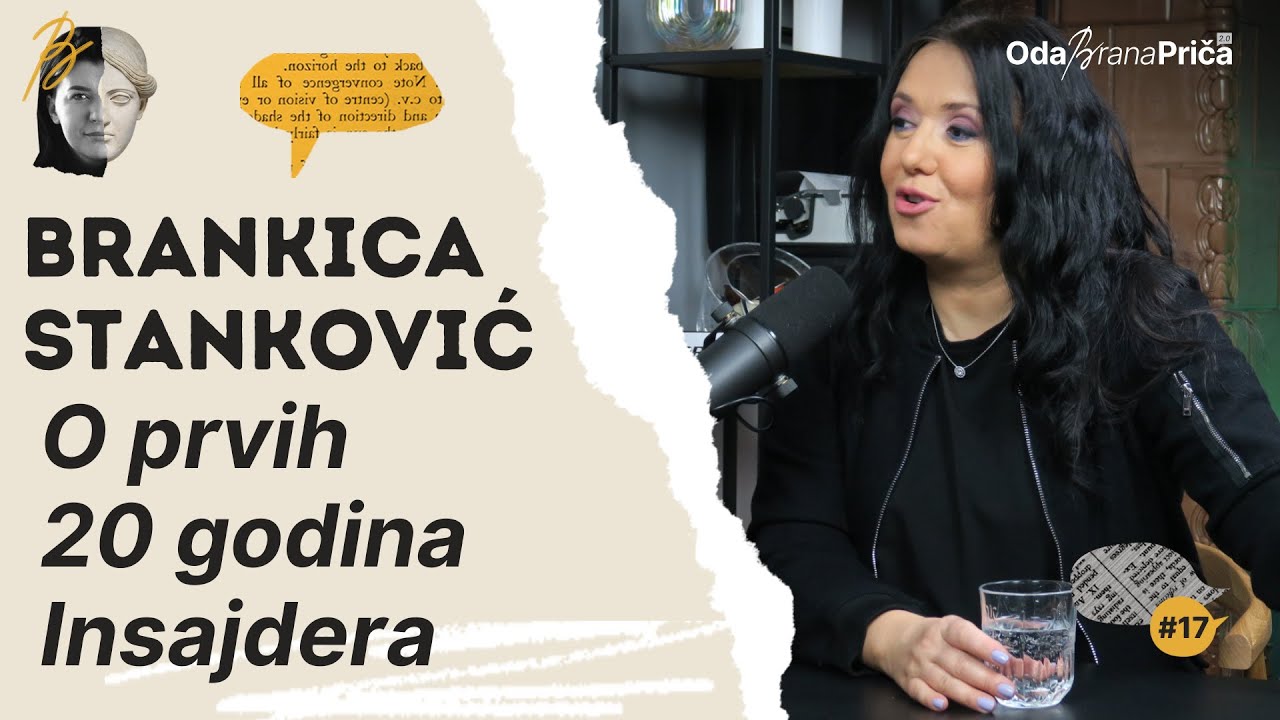 Brankica Stanković: O prvih 20 godina Insajdera | OdaBrana priča | E017