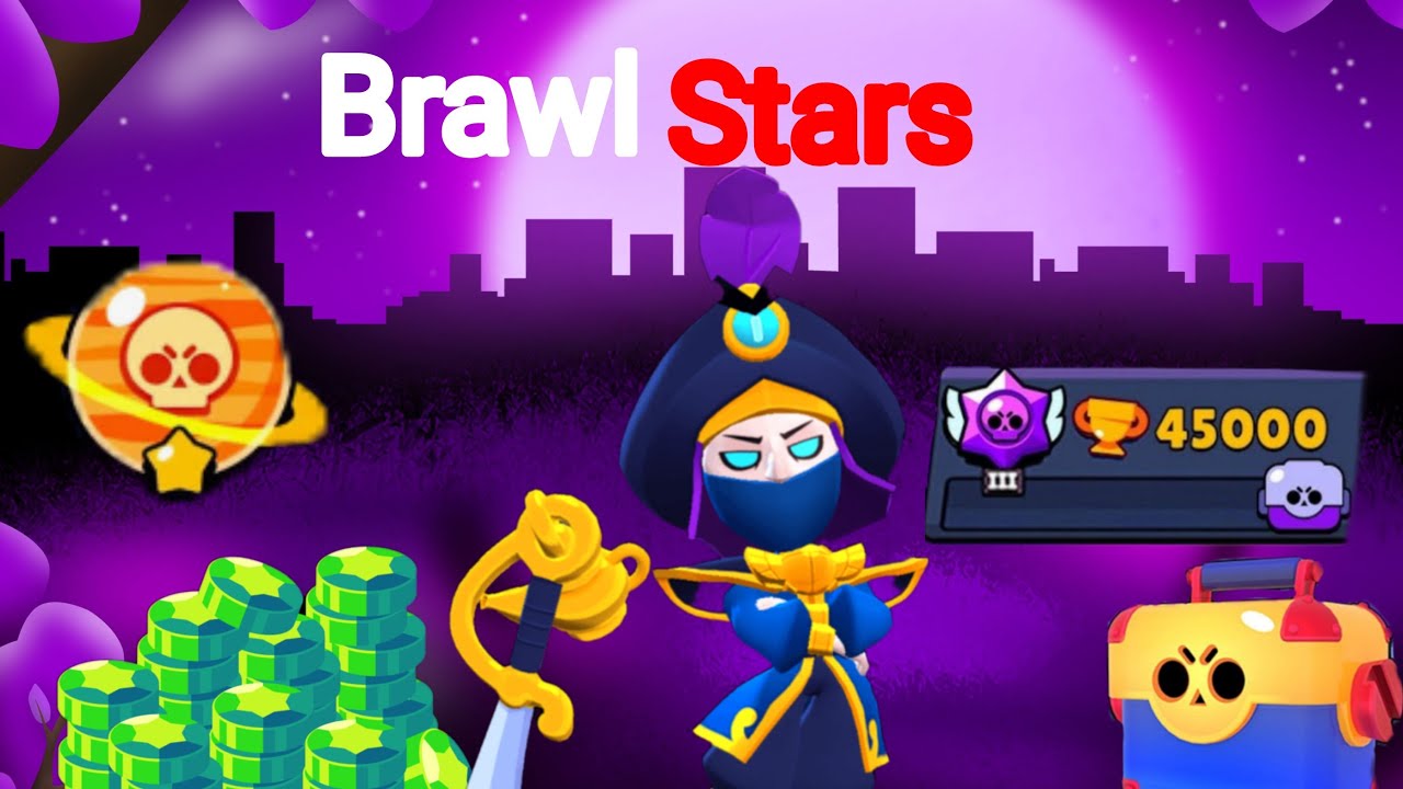 половина пройдена 45/50к🏆❗❗❗ Пуш 50к👾  Brawl Stars🌟 Стрим⚡