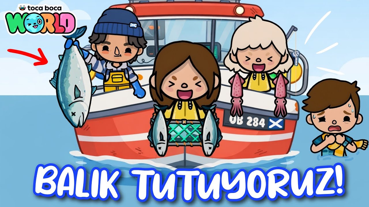 Мы отправились на рыбалку с рыболовной коробкой TOCA WORLD! 🎣🛥✨️ Загадочное морское существо... |...