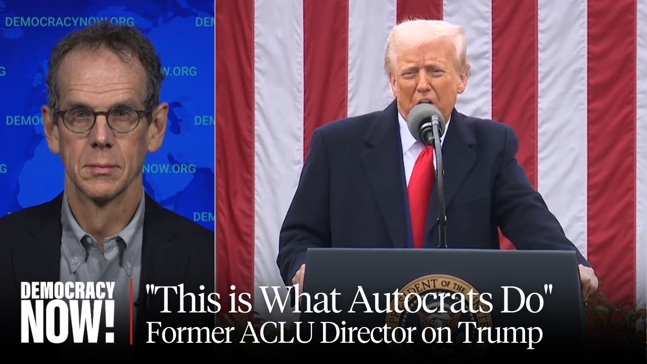 A War on the First Amendment: David Cole on Trump Targeting Students, Law Firms, Schools & More