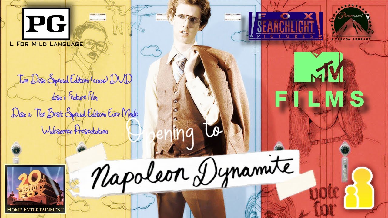 Opening to Napoleon Dynamite (2006) Two Disc Special Edition DVD ( Both Disc Included )