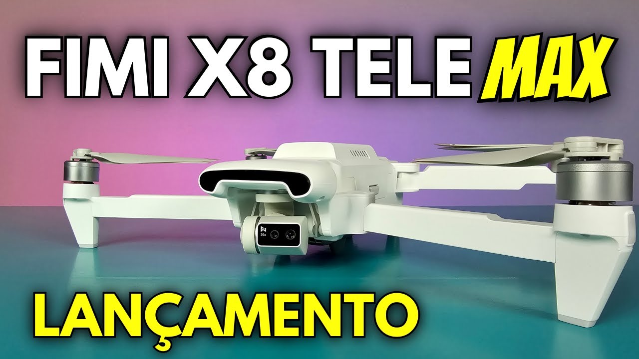 𝗙𝗜𝗠𝗜 𝗫𝟴 𝗧𝗘𝗟𝗘 𝗠𝗔𝗫 - Drone Bom e Barato 𝗤𝘂𝗲 𝗩𝗮𝗶 𝗮 𝟮𝟬𝗞𝗠?