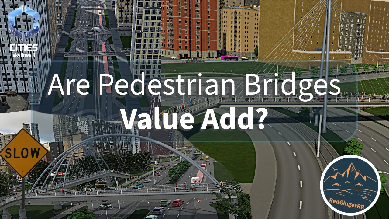 Traffic’s Hidden Hero: Pedestrian Bridges || Cities: Skylines 2