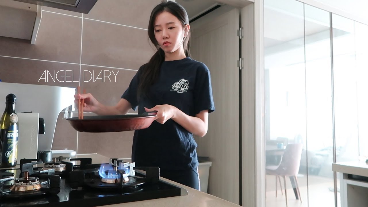 ANGEL DIARY | cooking, workout, Q&A (divorce? moving?)