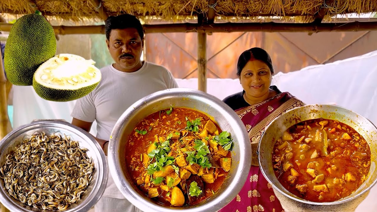 আজ বাজার থেকে একদম টাটকা এঁচোড় আর চিংড়ি মাছ দিয়ে স্পেশাল এঁচোড় চিংড়ি! বানাবো বন্ধুরা🔥