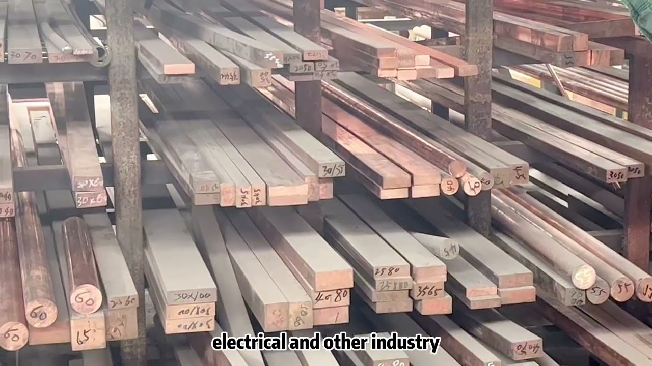copper bar & copper plate warehouse visit