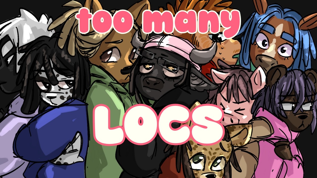 Locs have a CHOKEHOLD on BLACK character design