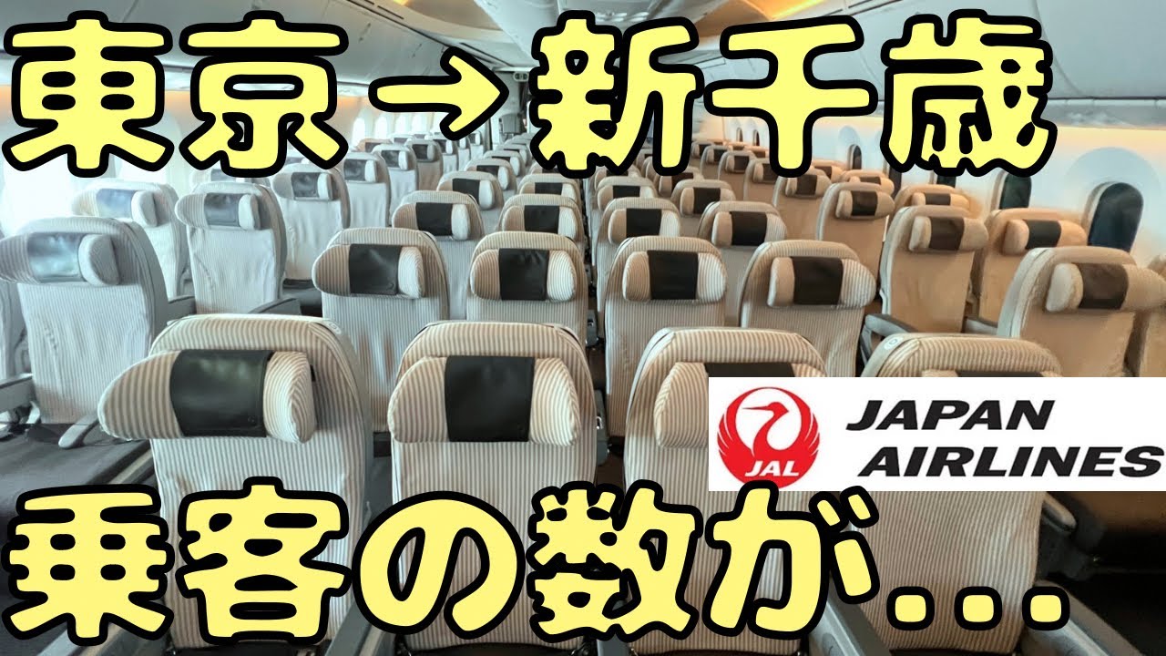 【B787ほぼ貸切】羽田の飛行機事故の影響で運航された臨時便で新千歳に向かうと...