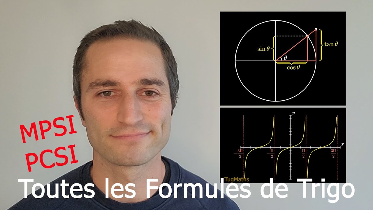 Trigo&Complexes#1 - Tout sur Cosinus, Sinus et Tangente (MPSI, PCSI, fac)