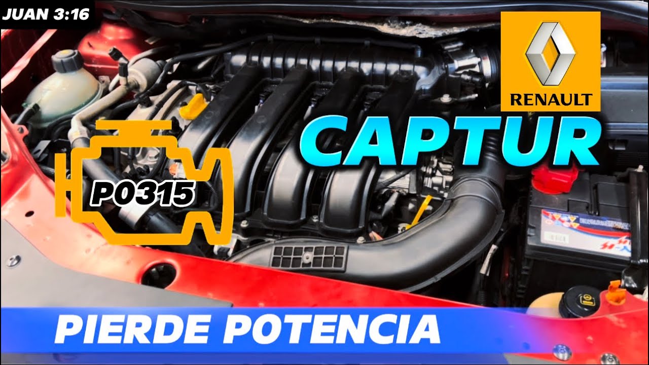 RENAULT CAPTUR PIERDE POTENCIA, PROBLEMA SOLUCIONADO |CÓDIGO P0315 RENAULT