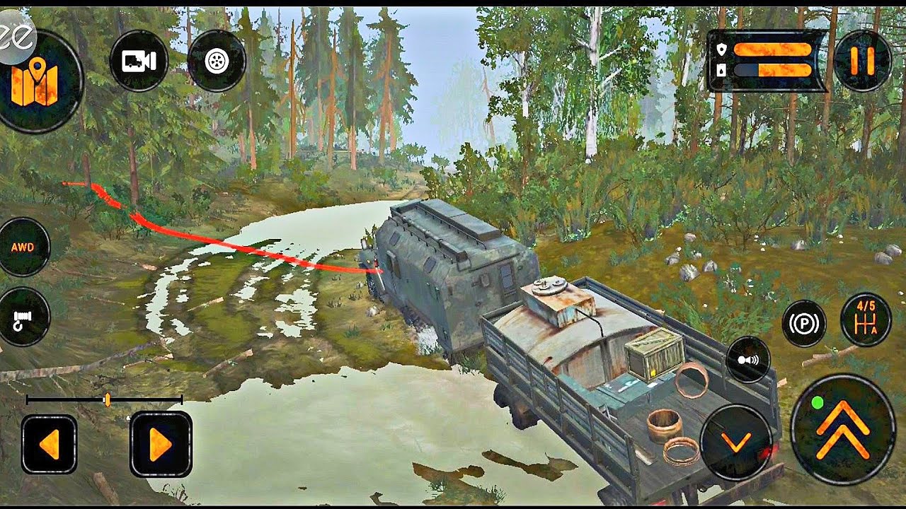 android MUDRUNNER mobilgames.  missiya