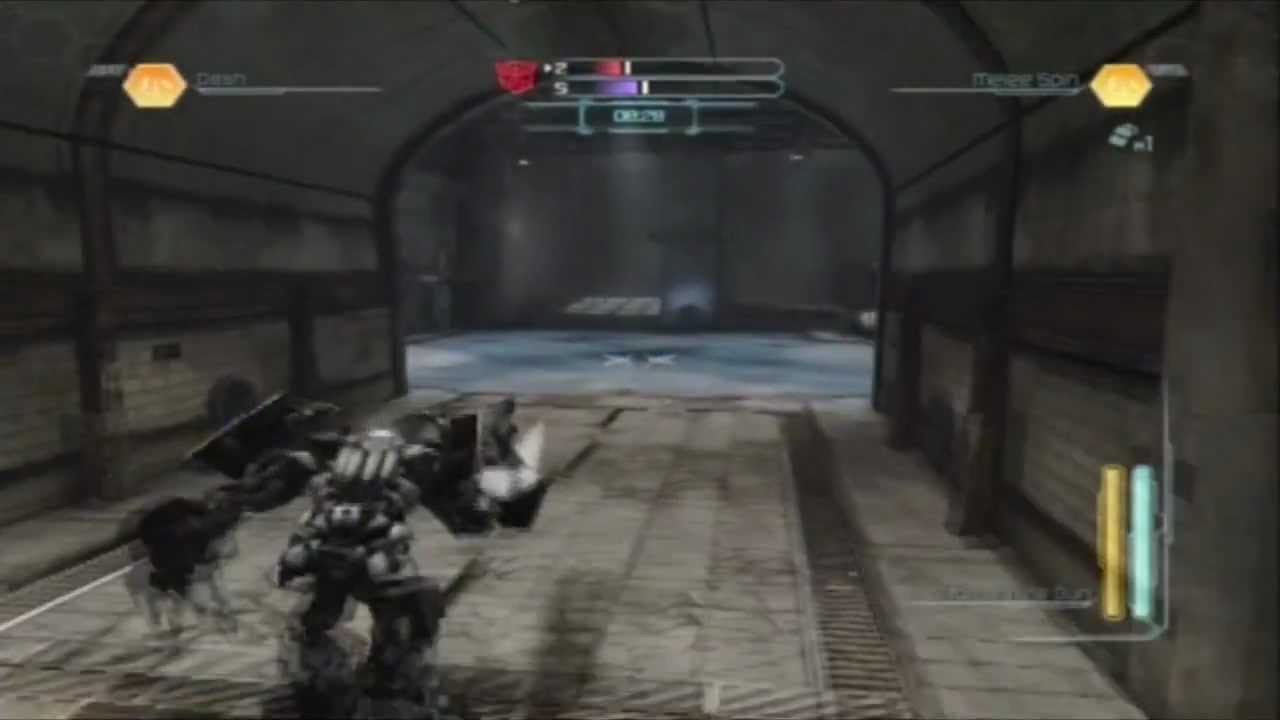 Tansformers Dark of the Moon Sideswipe multiplayer gameplay
