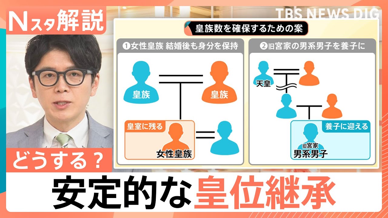 「安定的な皇位の継承」各党が議論&nbsp;1年ぶり全体会議、王位継承権&nbsp;海外での事例は？【Nスタ解説】｜TBS&nbsp;NEWS&nbsp;DIG