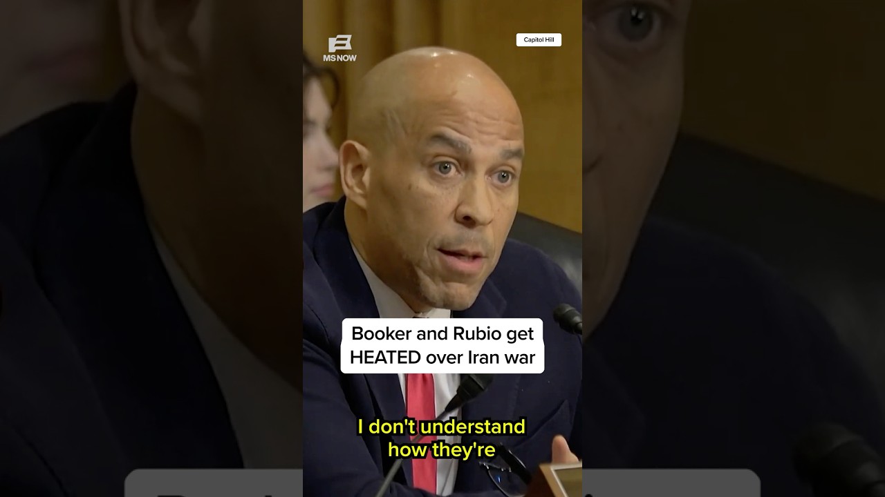 Booker and Rubio get HEATED over Iran war