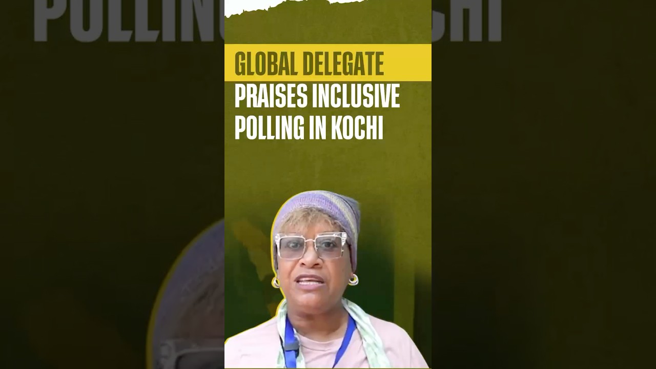 Global Delegate Praises Inclusive Polling In Kochi #keralaelections2026