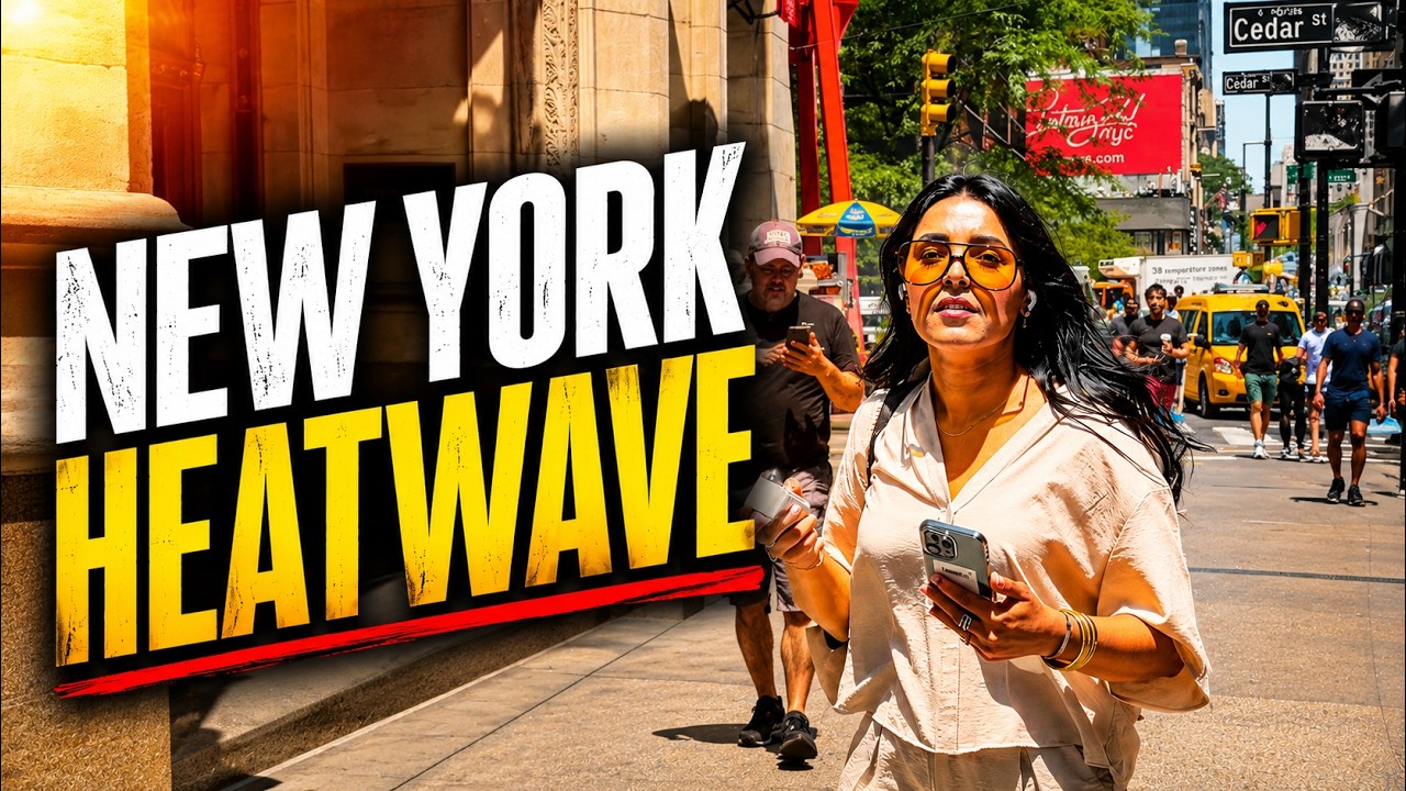 🇺🇸 NEW YORK CITY Walking Tour [4K] - Surviving NYC's FIRST HEATWAVE of Summer! 🥵