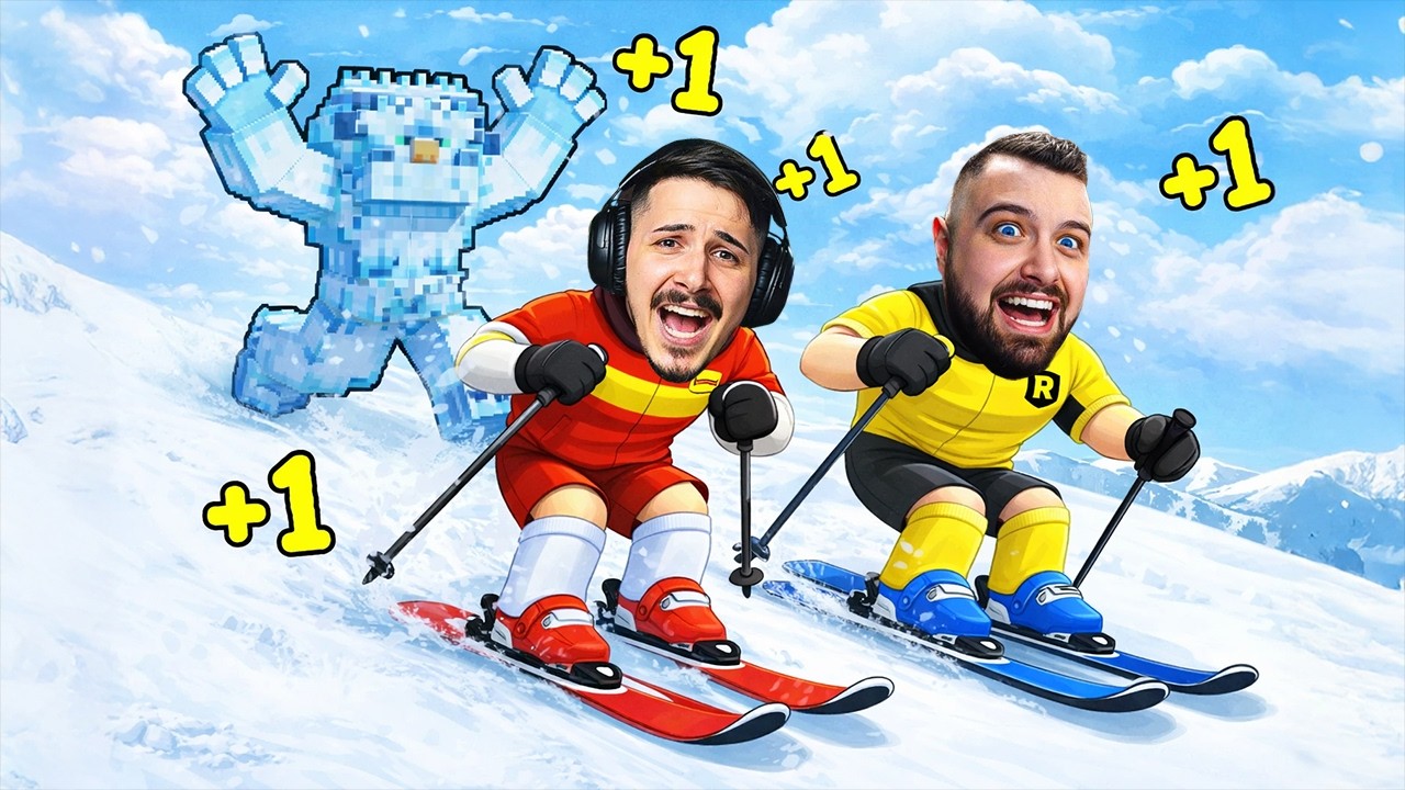 IDEMO NA SKIJANJE U ROBLOXU I GANJA NAS ČUDOVIŠTE!!!