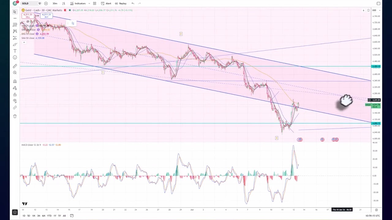 Elliott Wave Analysis of Gold & Silver as of 12th June 2026