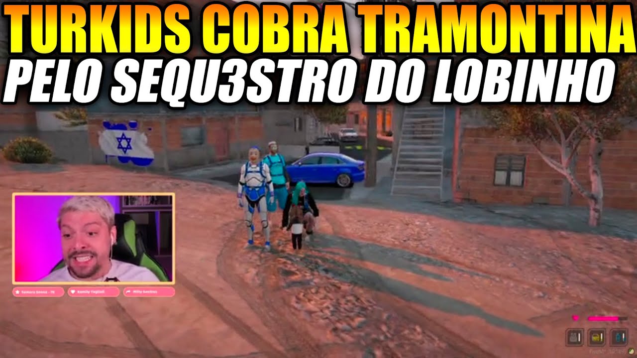 TURKIDS COBRA TRAMONTINA PELO SEQU3STRO DO LOBINHO 🔥🔥😱