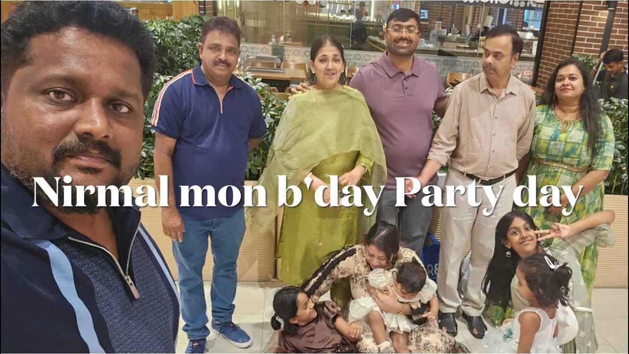  Sunday Vlog|Nirmal Mon birthday Party@Barbeque Nation, SharjahCentral|NargisJayanvlogs