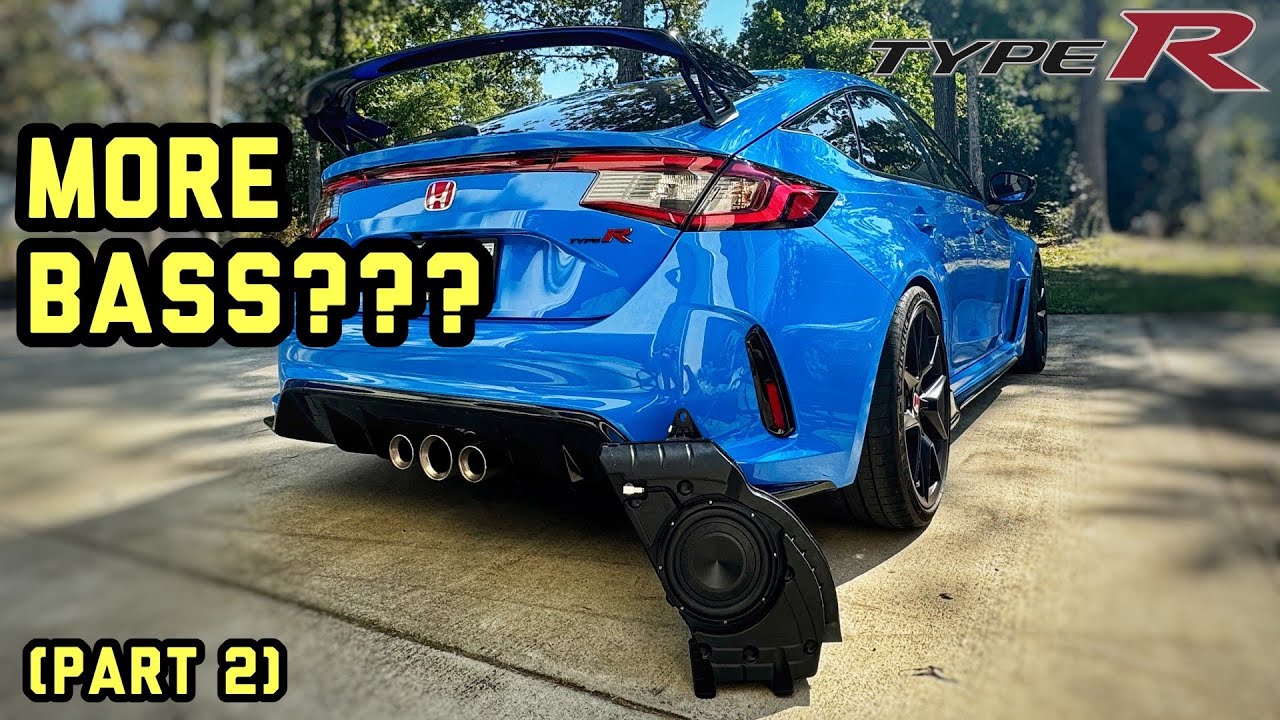Модернизация сабвуфера Civic Type R FL5 — Часть 2