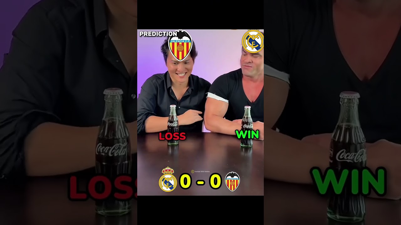 Real Madrid vs Valencia Prediction 🔥🥶 #shorts #laliga