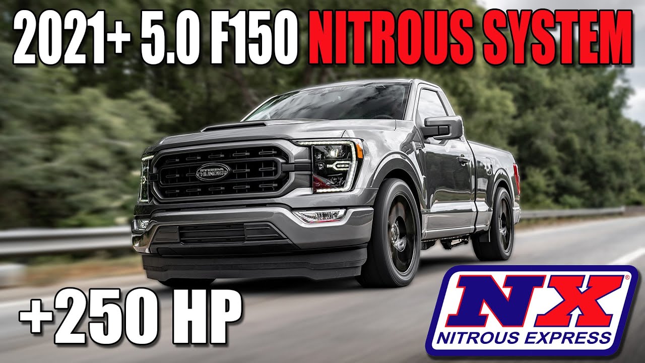 The EASIEST Way to ADD 250 HP to Your 2021+ 5.0 F150!! Nitrous Express Plate System