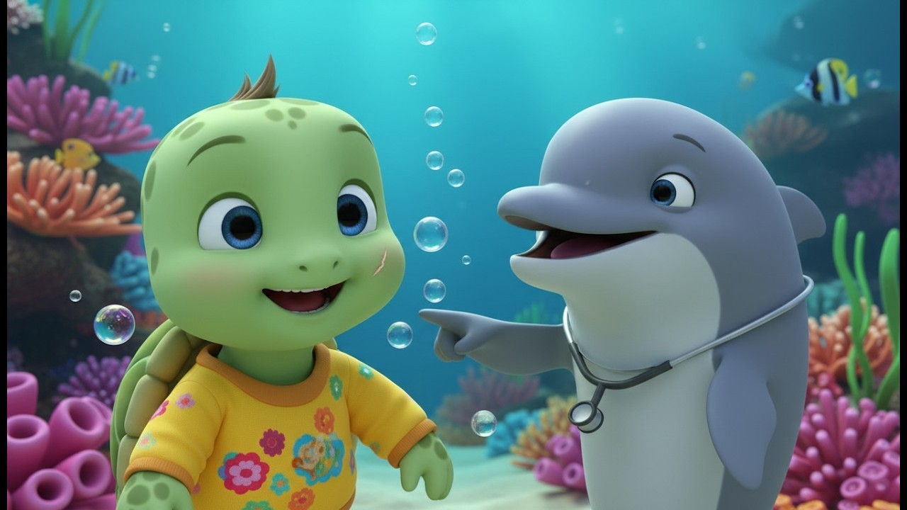 🎵 Doctor Océano: La Tortuga Necesita | canciones infantiles | Canción para niños, Animales Marinos