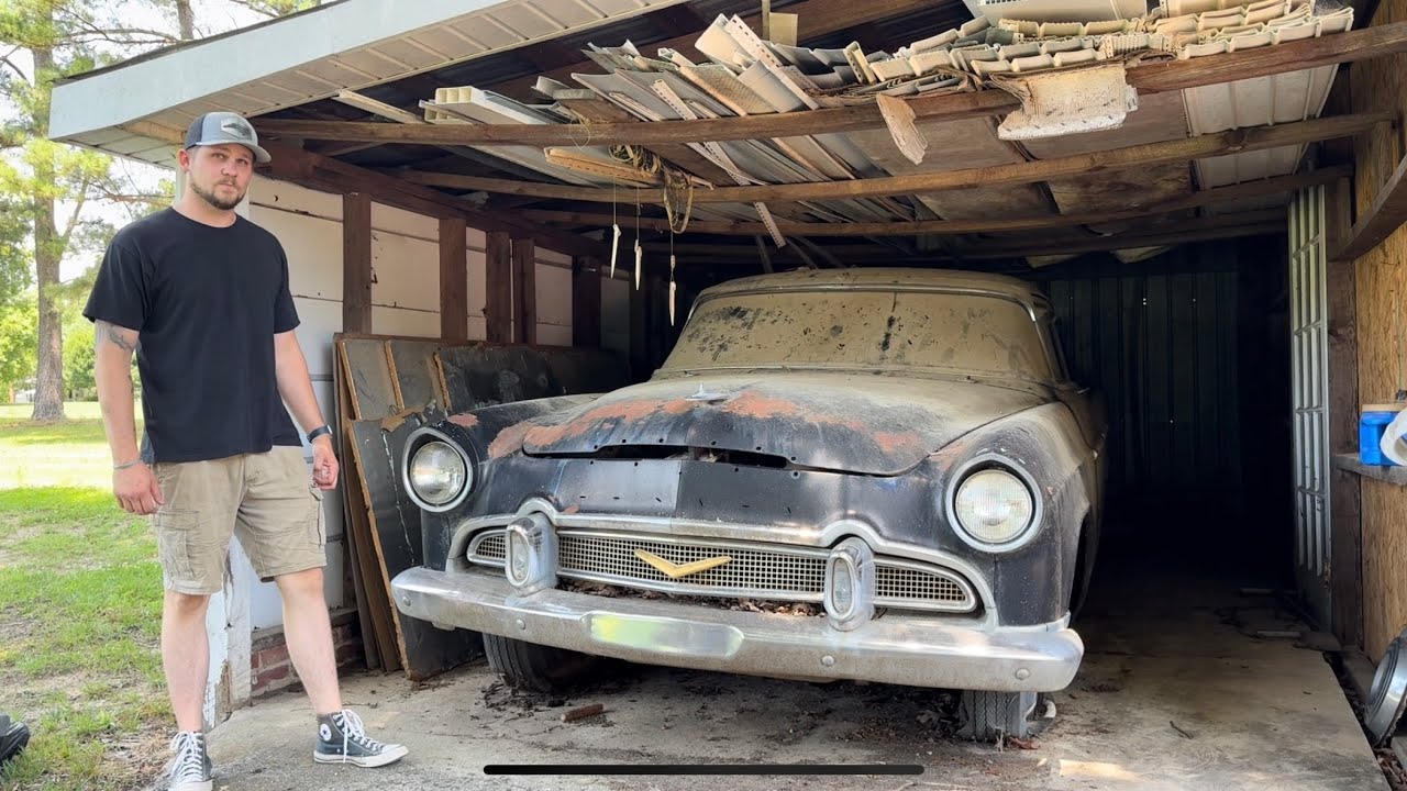  1956 Desoto Resurrection Revival  (25 year old barn find) Part One 