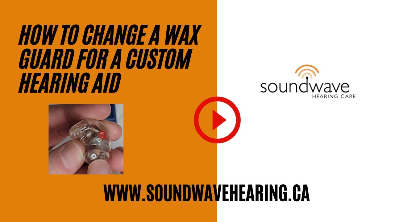 How to Change a Wax Guard for a Custom Hearing Aid - Soundwave Hearing Care 🔋 🦻 👂
