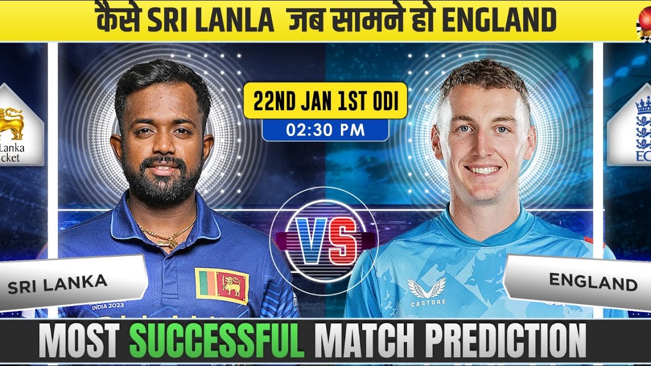 SL vs ENG &bull; 1st ODI &bull; England tour of Sri Lanka, 2026 | Match Prediction & Analysis Who will win?