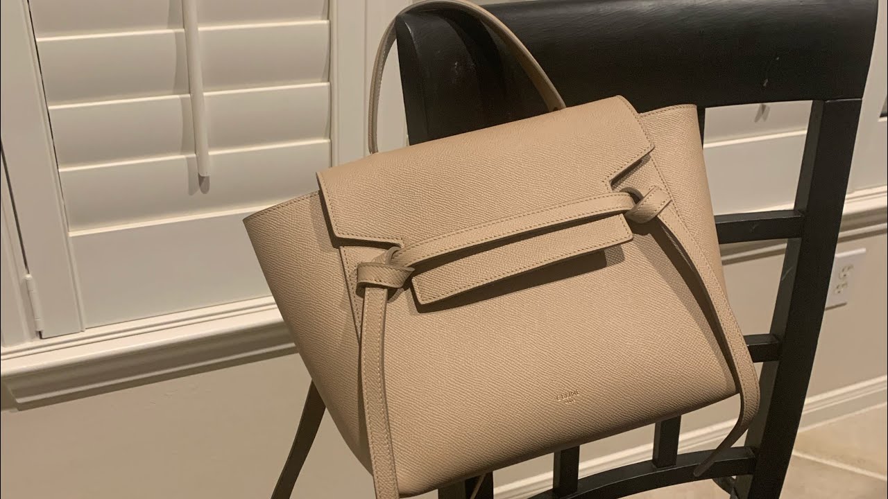 Celine belt bag in depth review pros and cons | Celine micro belt bag light taupe