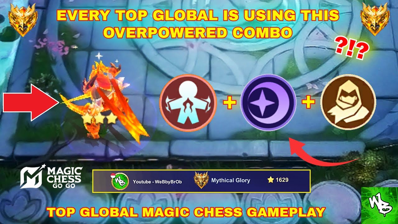 TOP GLOBAL FAVORITE META BUILD ON NEW PATCH - BEST SYNERGY COMBO - MAGIC CHESS GO GO