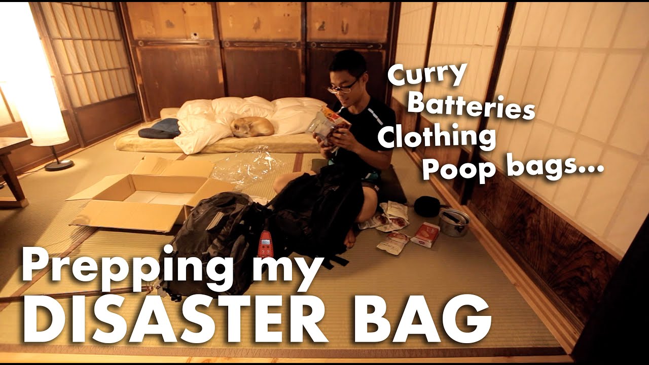 How to Prep for Disasters in Japan - Packing My Disaster Backpacks