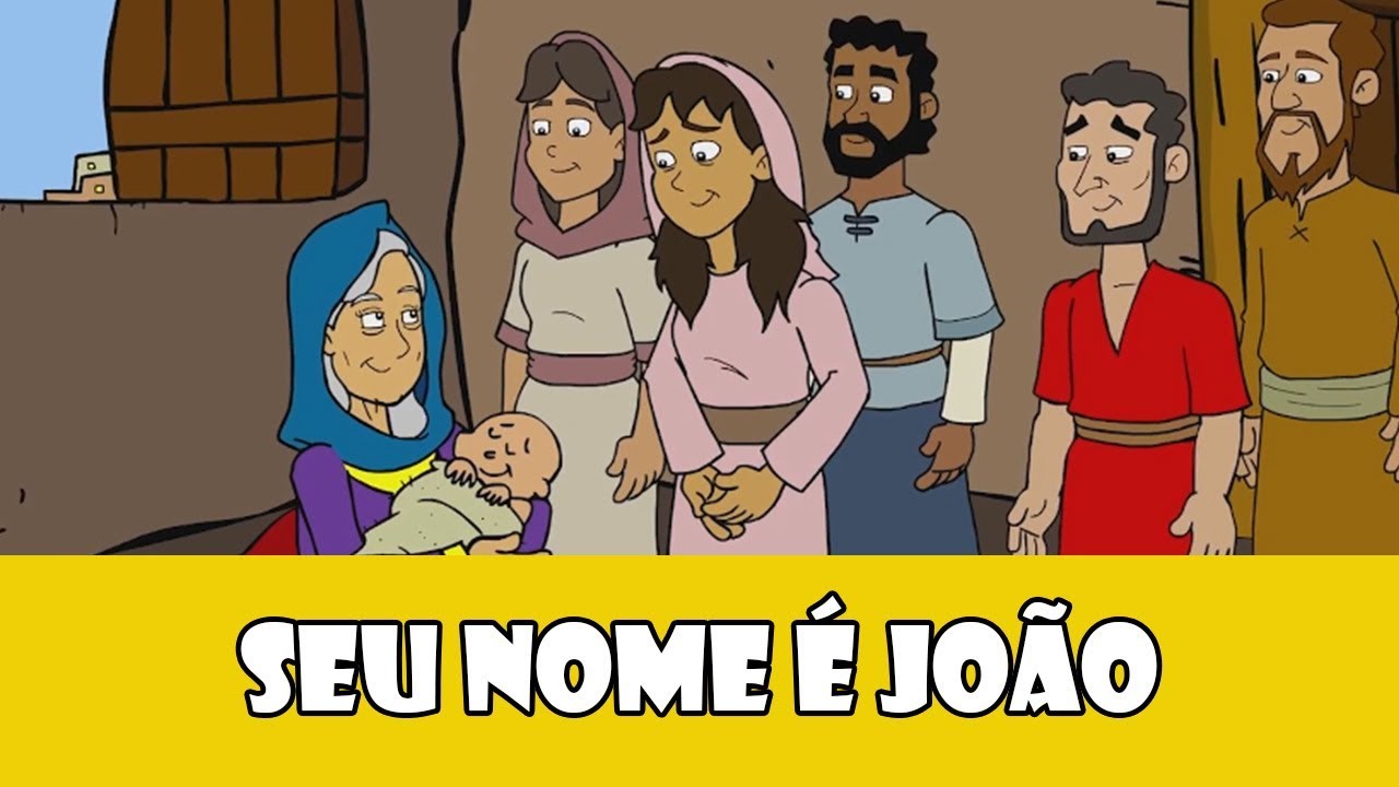 DESENHOS BÍBLICOS - SEU NOME É JOÃO BATISTA